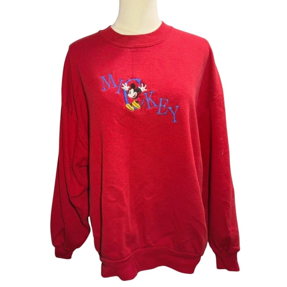 Vintage Disney Mickey Mouse Sweatshirt No Size Tag